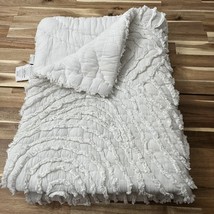 Restoration Hardware White Toddler Baby Nursery Quilt 100% Cotton - $25.64