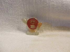 Vintage 1997 M&amp;M&#39;s Mr Red Lapel Pin Tie Tac 1&quot; - $6.95
