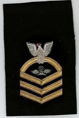 USN RATING BADGE FEMALE CPO ACC AIR TRAFFIC CONTROL TEC - Militaria