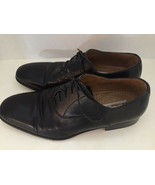 Massimo Emporio Black Leather Cap Toe Oxfords Size US 9.5 EUR 42.5 Made ... - $467.70 MXN