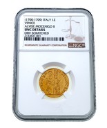 1700-1709 Italy 1Z Venice Alvise Mocenigo II Gold Coin Graded by NGC Unc... - £593.52 GBP