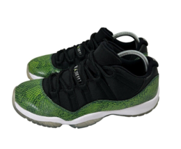 Air Jordan Retro 11 Low “Snakeskin” 528895-033 RARE Green/Black Men Size... - $285.00