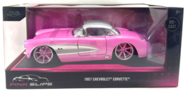 Jada - 54118 - Pink Slips 1957 Chevrolet Corvette - Scale 1:24 - Pink - $40.95