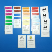 Monopoly Championship Deeds Cards Replacement Game Piece Complete Set - £5.44 GBP