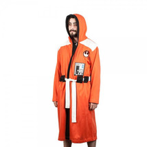Star Wars Rebel Alliance Fighter Pilot Logo Orange Lounging Robe NEW UNUSED - £18.85 GBP