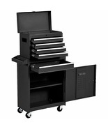 Black Heavy Duty Steel Lockable Rolling Garage Tool Chest Mobile Storage... - $591.14 CAD
