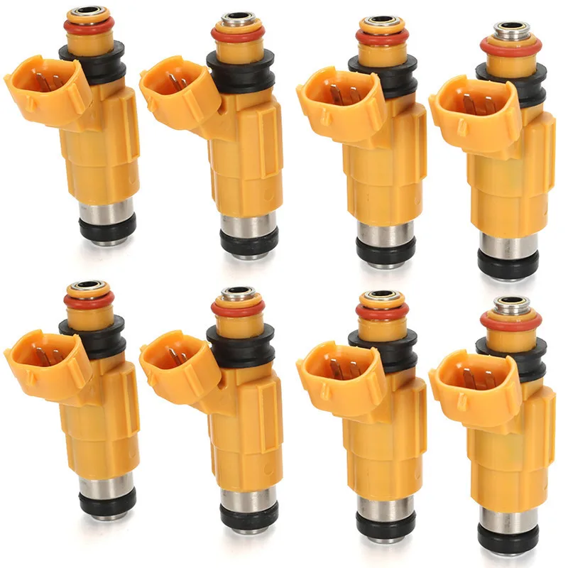 8PCS Cleaned &amp; Flow Tested Fuel Injector For Yamaha F150 4-Stroke Outboard For - £94.15 GBP