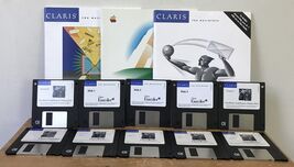 Vtg 1997 Claris Macintosh Mac Apple Emailer Em@iler Manuals Floppy Disks - $59.99