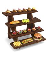 AZ-Homey Platane Wood 4-Tier Display Stand Rustic Brown - €25,54 EUR