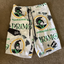 Billabong Special Edition Hawaii Primo Lager Print Tiki Surf Mens 31 Boa... - $58.41