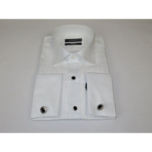 Men's Makrom Turkey Formal Tuxedo Shirt Cotton Lay-down  5676-420 White image 2