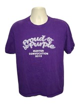 2013 Proud to be Purple Hunter College Convocation Adult Large TShirt - $332.50 MXN
