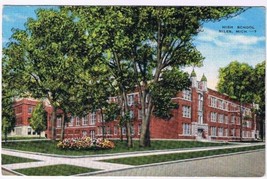 Michigan Postcard Niles High School  - £1.69 GBP