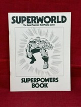 SuperWorld Superpowers Book RPG Role Playing Game 1983 Chaosium UNMARKED - £19.38 GBP