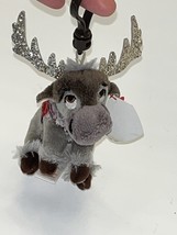 TY SVEN the Reindeer (2019 Disney Frozen 2) 5&quot; Beanie Baby Plastic Key Clip - £4.80 GBP