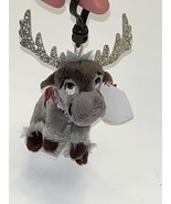 TY SVEN the Reindeer (2019 Disney Frozen 2) 5&quot; Beanie Baby Plastic Key Clip - $114.03 MXN