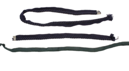 Vintage Navy and Green Hanks Satin Bullion Welting for Crafts USA  - €5,93 EUR