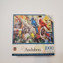 Audubon Backyard Birds Puzzle, 1000 piece Jigsaw Puzzle, Cardinal, New Unopened image 3
