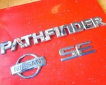 NISSAN PATHFINDER SE 99-01 EMBLEM Badge Nameplate Set Oem Factory  - £18.03 GBP