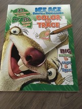2009 Ice Age Dawn of the Dinosaurs Color and Trace Book NEW - £4.54 GBP