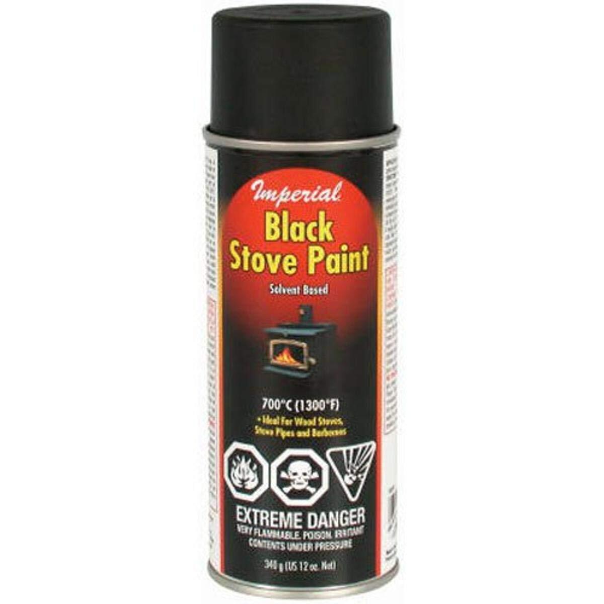 12OZ BLK Stove SprPaint - $25.80