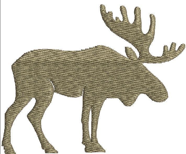 Elk Machine Embroidery Design, Instant Download - $3.50