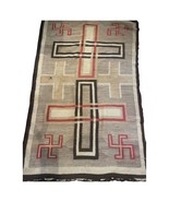Handmade Antique Natice-American Navajo Rug 3.8&#39; x 6.1&#39; (115cm x 185cm) ... - $1,976.44 CAD