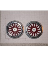 MEW 2x Standard Gauge Replacement Wheels Pair New Lionel Electric Red Spoke - $25.99