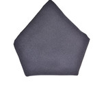 EMPORIO ARMANI Mens Pocket Square Silky Simple Dark Blue Size 13&quot; X 13&quot;  - $29.09