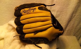 CHILD&quot;S LEFT HANDED GLOVE WITH BASKET-WEB BY RAWLINGS / SIZE 10 INCH - $14.79
