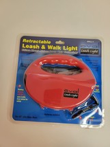 NIB 16&#39; Retractable Dog Leash WITH Light AND Rear Light for Safety Up to 110LB - £12.50 GBP