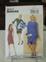 Butterick B6515 Misses Dress Pattern - Size 6-14 Bust 30.5 to 36 Waist 2... - $10.38