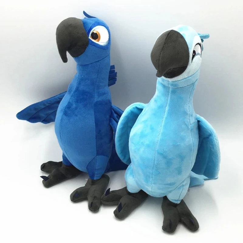 2pcs/lot 30CM New Rio 2 Movie Cartoon Plush Toys Blue Parrot Blu &amp; Jewel... - £16.78 GBP