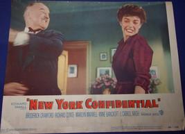 National Screen Service Corp Poster Paramount’s New York Confidential 1955 - $5.99