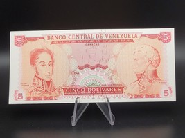 Venezuela 5 Bolivares, 1968-1974 P-50s Specimen Banknote Unc, rare - £27.39 GBP