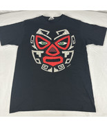 Karani Art T Shirt Azteca Wrestler Size Medium Black - $474.96 MXN