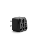Us Travel Plug Adapter, Eu,Au,Uk,Nz,Cn,In To Usa (Type B), Grounded 3 Pr... - £12.57 GBP