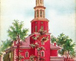 Christ Chiesa Alexandria Virginia VA Unp Non Usato Udb Cartolina B6 - $3.03