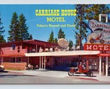 Carrozza Casa Motel Lago Tahoe California Ca Unp Cromo Cartolina N11 - £5.69 GBP