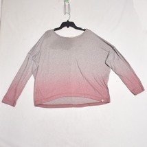 Lucky Brand Women&#39;s Ombre Top Size 2X Pink &amp; Grey Tee Shirt No Size Tag - £11.16 GBP
