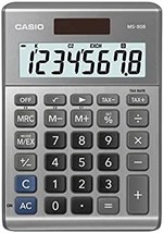 Silver Casio Ms-80B Desktop Calculator With 8 Digits. - $34.97