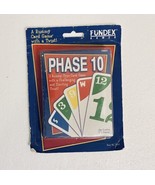 Phase 10 Card Game Fundex Games Family Fun Vintage 1998 New Sealed - €10,38 EUR