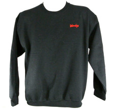 Wendy&#39;s Hamburgers Employee Uniform Sweatshirt Black Size M Medium New - £24.18 GBP