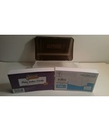 3x5 Index Card Box New with 100 Unruled Index Cards and 100 Ruled Index ... - $14.01 CAD
