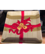 Raz Imports Ceramic Christmas Holiday 6&quot; X 6&quot;  Candy Dish *New* zz1 - $13.70 CAD