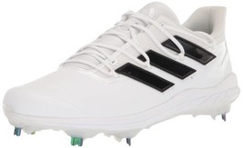 adidas Men&#39;s Adizero Afterburner 8 Baseball Shoe, White/Core Black/White... - $88.83