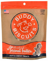 Soft And Chewy Buddy Biscuits For Dogs Peanut Butter 6Oz - $29.24