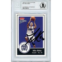 Mike Bibby Sacramento Kings Auto 2003 Fleer On-Card Autograph Beckett Slab Sac - £79.55 GBP