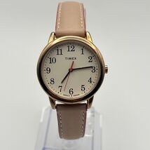 Timex Rose Gold Pink Leather 25mm Women’s Fashion Watch Working New Battery - €14,74 EUR