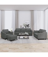  Sofa Set Dark Grey Polyester, Metal, Textilene, Plywood Large - $1,760.22 CAD